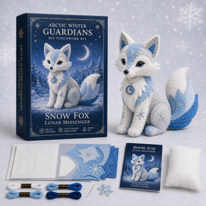 Arctic Winter Guardians DIY Patchwork Kit – Create Your Own Frosty Mythical Friend