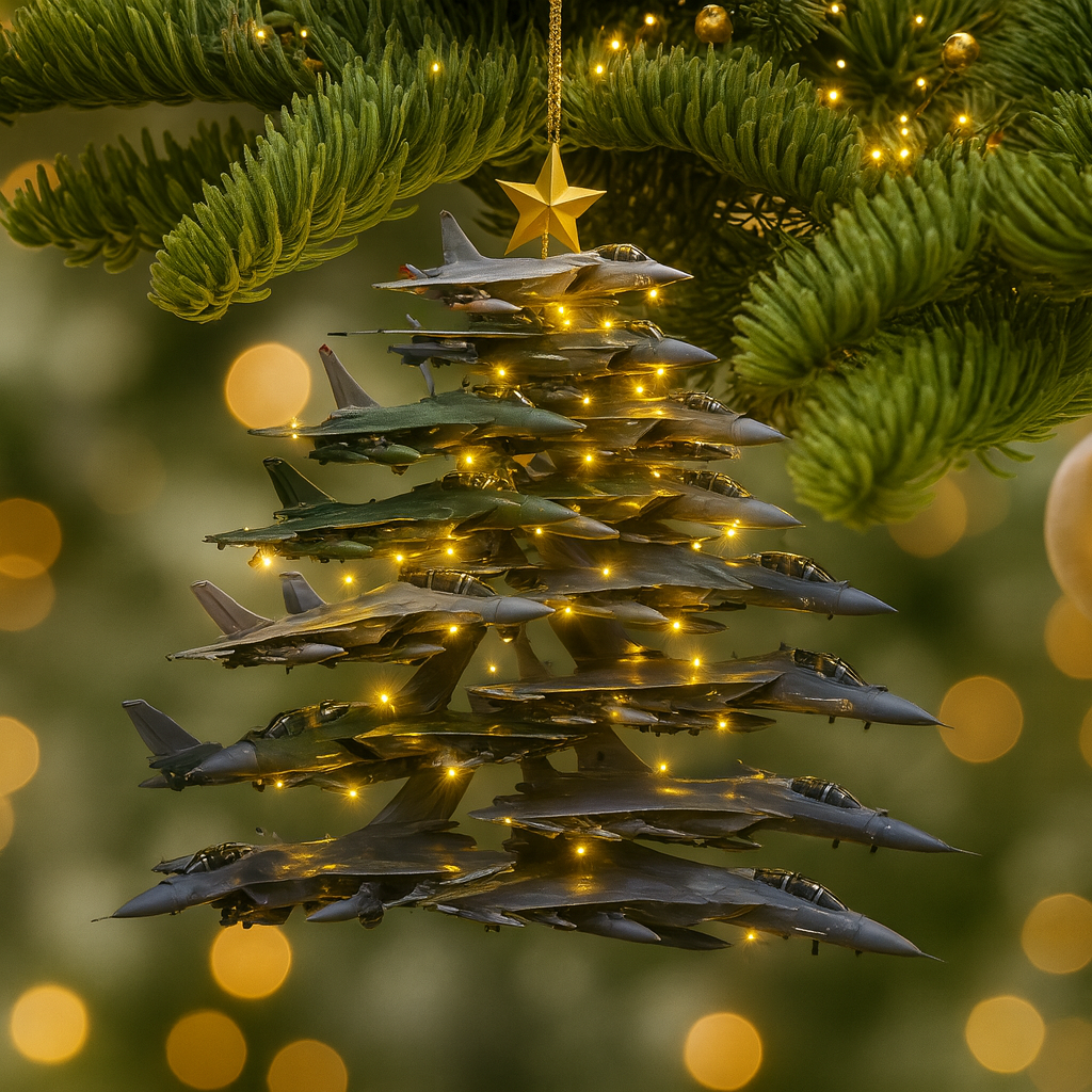 Airplane Series Christmas Decorations