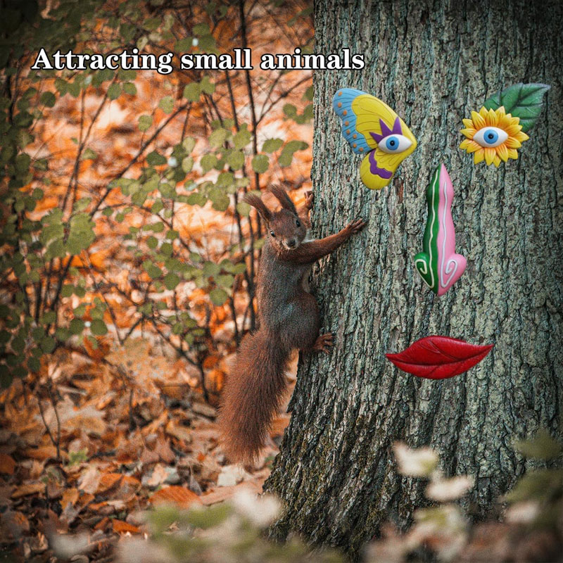 Tree Faces Decor
