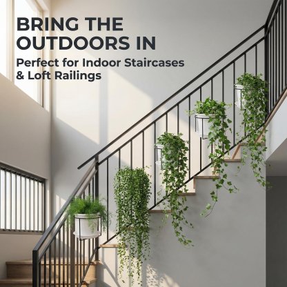 GripVerdeTM Railing Plant Hanger