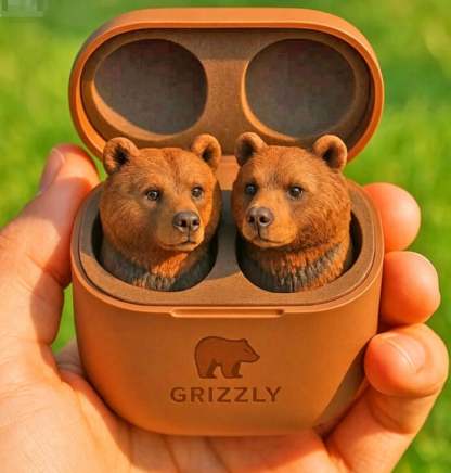 -3D Stereo Animal Design | Wireless Earphones with Cartoon Charging Case