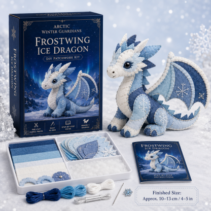 Arctic Winter Guardians DIY Patchwork Kit – Create Your Own Frosty Mythical Friend