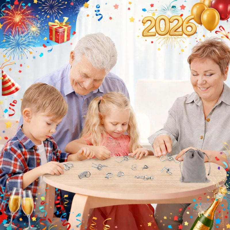 🔥The Best Gift🎁 Metal Montessori Puzzle Solving