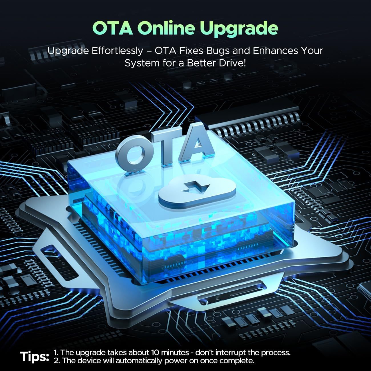 AutoSky AI Box Lite – Wireless CarPlay & Android Auto Adapter with Netflix & YouTube – Plug & Play CarPlay Converter – Works with Factory Wired CarPlay Systems (2016+)