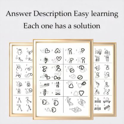 🔥The Best Gift🎁 Metal Montessori Puzzle Solving