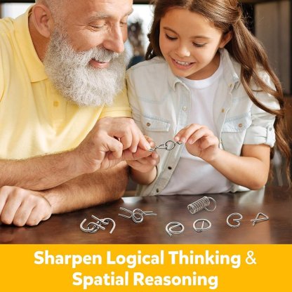 🔥The Best Gift🎁 Metal Montessori Puzzle Solving