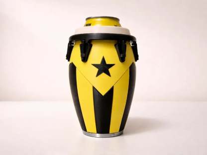 🪘 Conga-Style Can Holder – Celebrate Caribbean Pride, One Sip at a Time