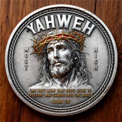 🏅250 Years of America 60% OFF - 🌟 “YAHWEH – The True Light” Faith Commemorative Coin ✝️