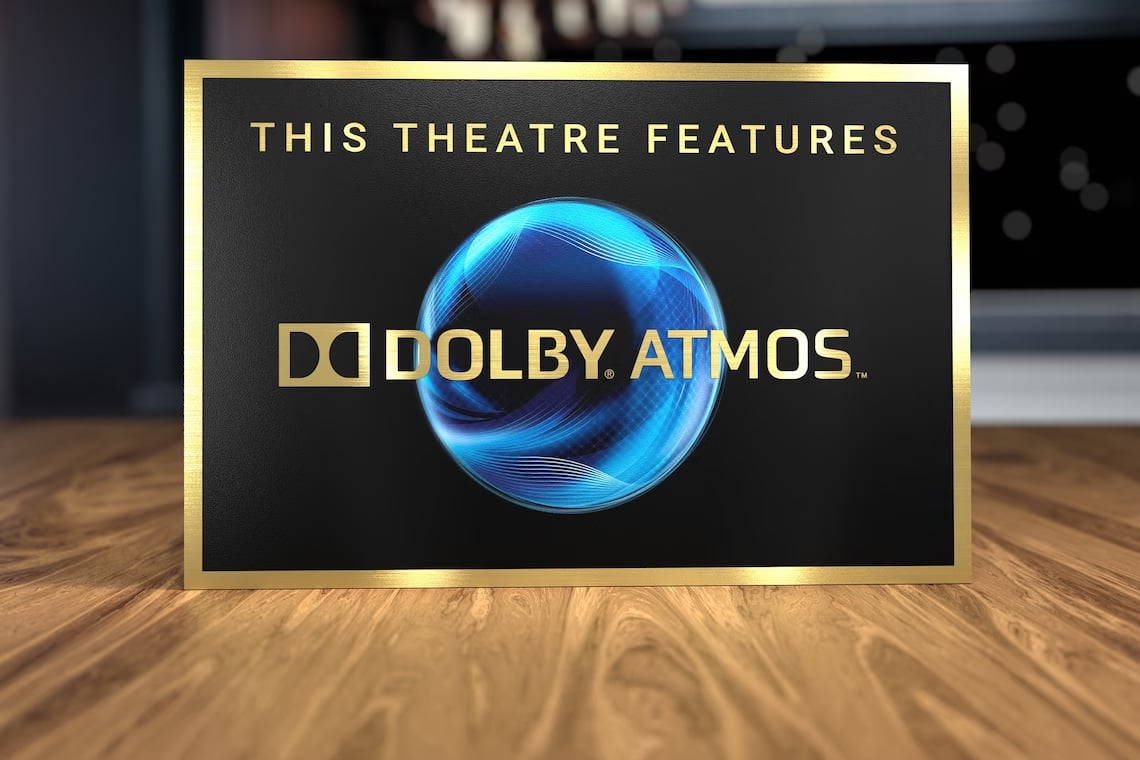 🔥Last Day 49% OFF - Home Theater Sign - DOLBY ATMOS