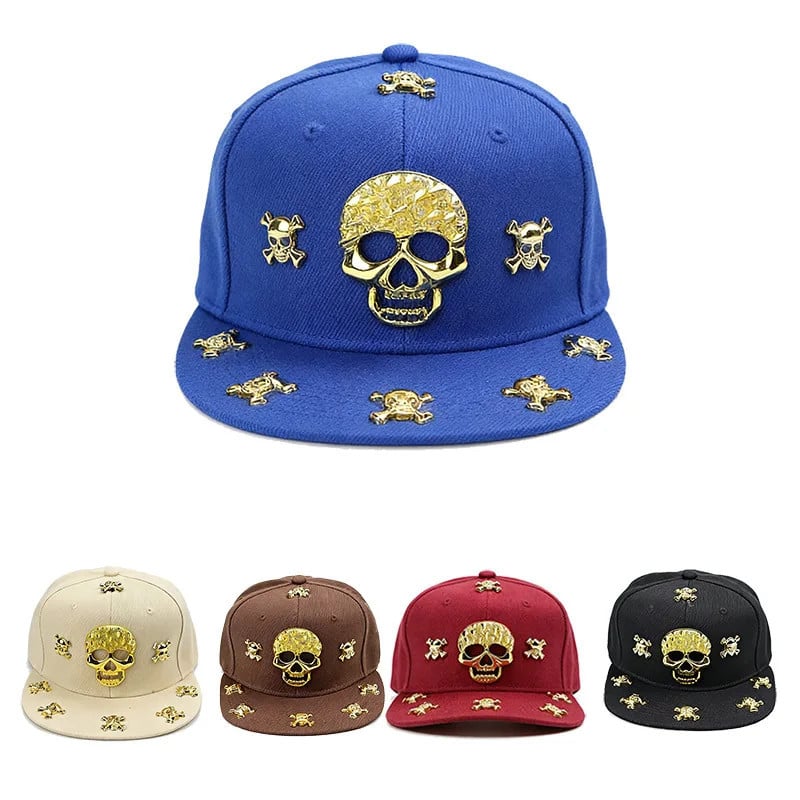 Skull Label Hip-Hop Street Cap