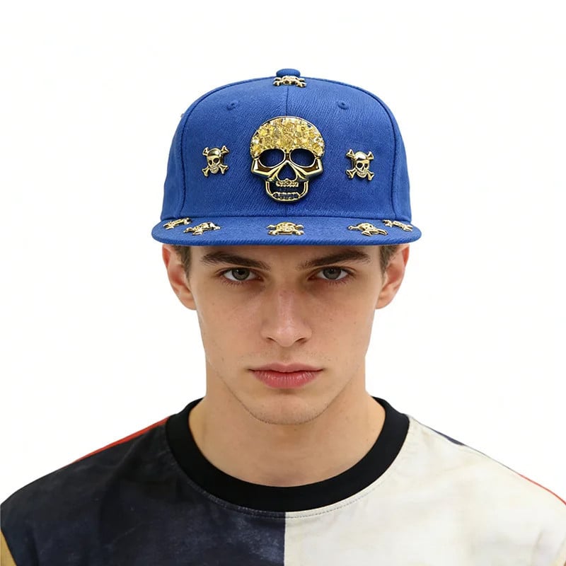 Skull Label Hip-Hop Street Cap