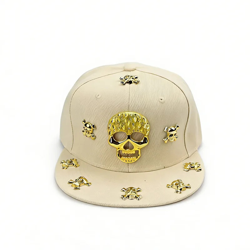 Skull Label Hip-Hop Street Cap