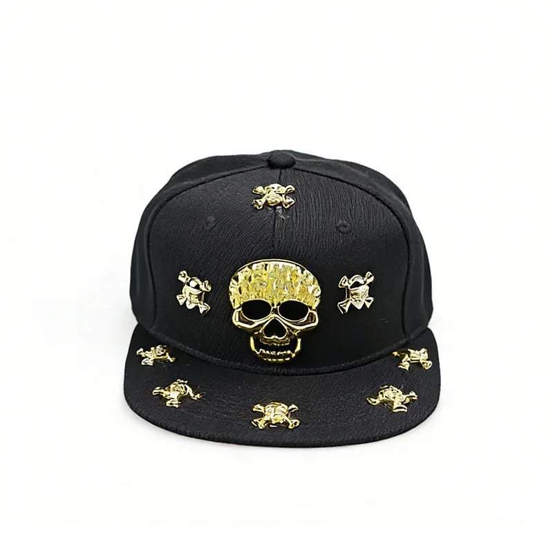 Skull Label Hip-Hop Street Cap