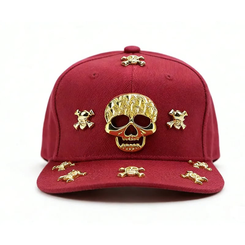 Skull Label Hip-Hop Street Cap