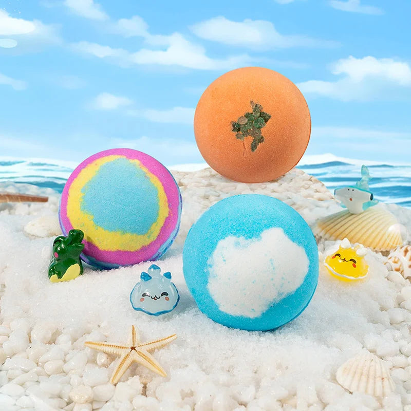 🔥🛁 Natural Bath Bombs for Kids with Mega Bubbles & Surprise Inside 🥚✨12 pcs[1 Box]