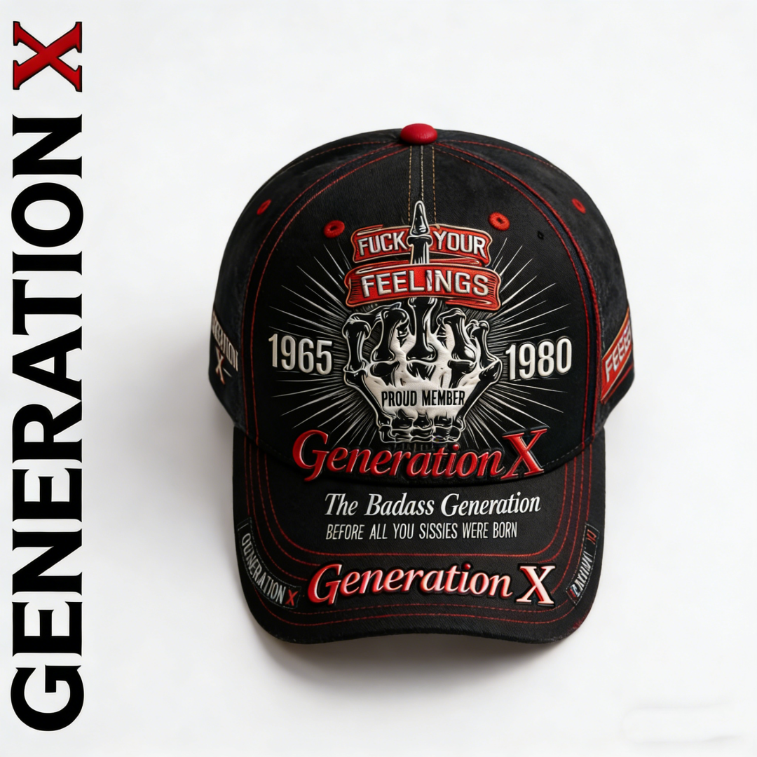 Generation X Print Casual Hat