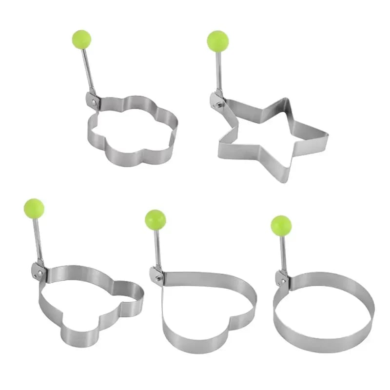 5 Counts Set Fried Egg Rings Molds, Multifunctional Breakfast Tool