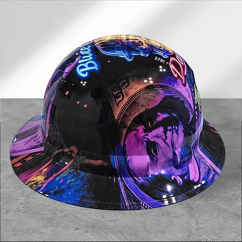 👷‍♂️🔥 Blue Collar Daddy Hydro-Dipped Hard Hat