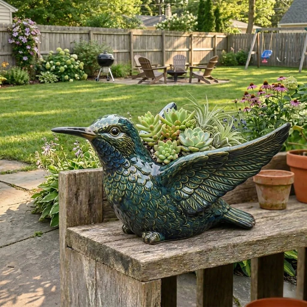 🐦Cardinal Bird Succulent Planter