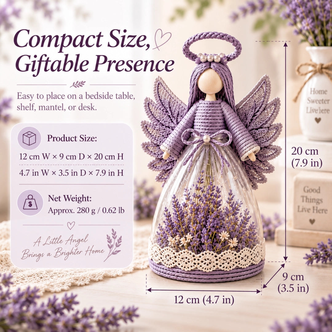 Lighted Floral Angel Figurine Dimensions