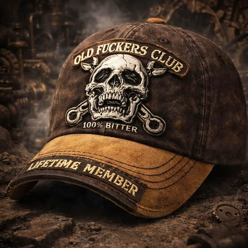 🔥Last Day 49% OFF-Old Fuckers Club-Vintage Baseball Cap🎁