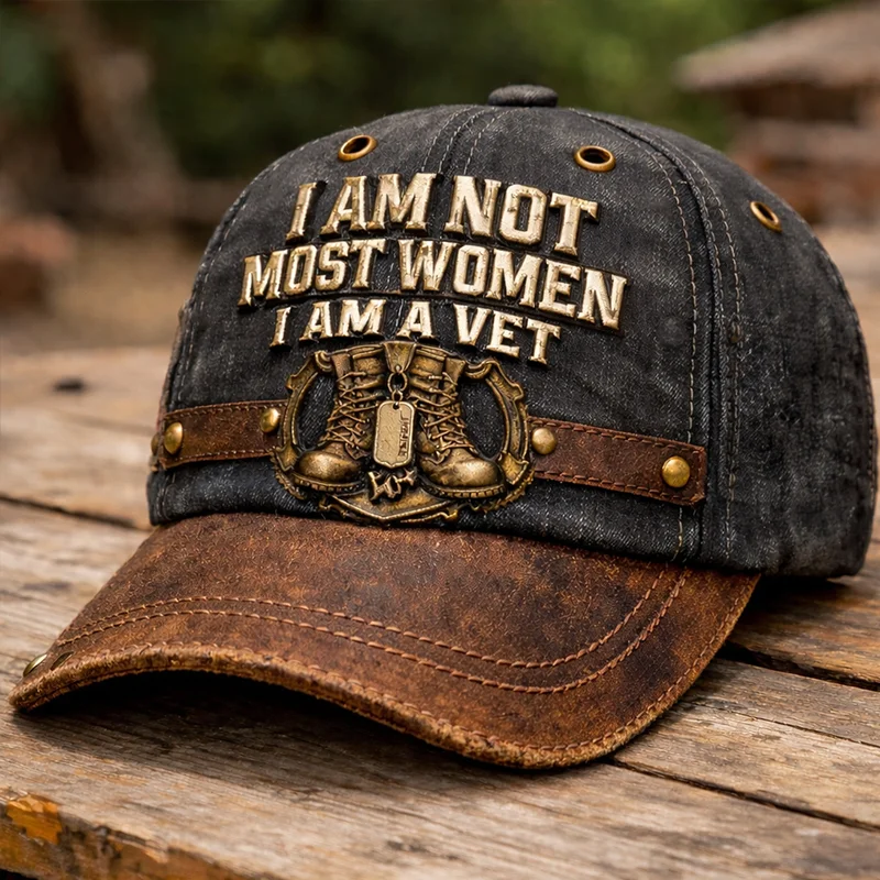 Women's Veterans Art Print Casual Hat