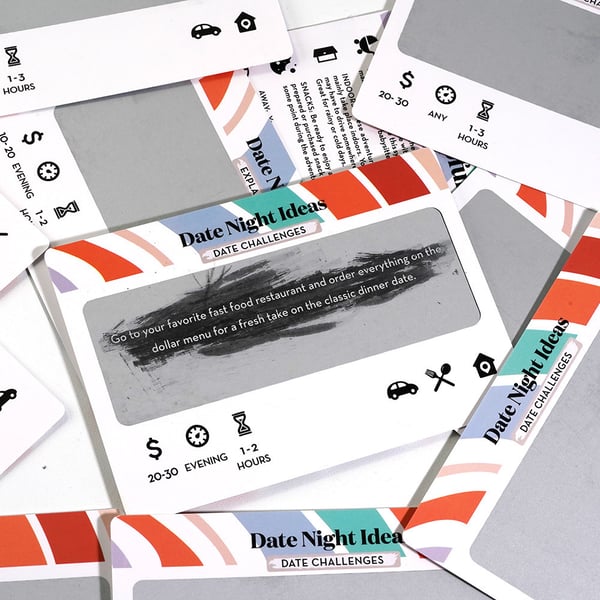 🎉No More Date Dilemmas! Scratch-Off Card Blind Box, Freshness Every Week💌