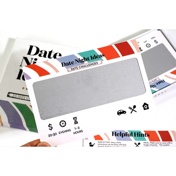 🎉No More Date Dilemmas! Scratch-Off Card Blind Box, Freshness Every Week💌