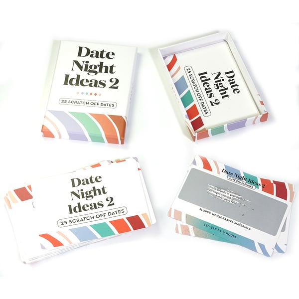 🎉No More Date Dilemmas! Scratch-Off Card Blind Box, Freshness Every Week💌