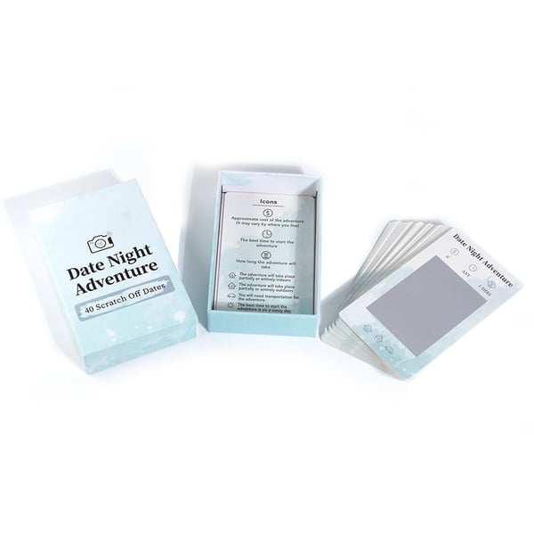 🎉No More Date Dilemmas! Scratch-Off Card Blind Box, Freshness Every Week💌
