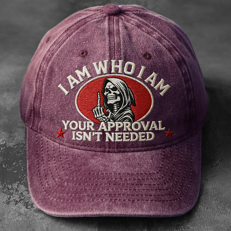 I Am Who I Am Embroidery Cap