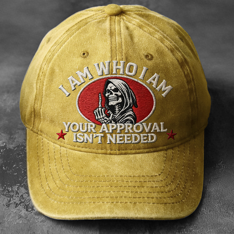 I Am Who I Am Embroidery Cap