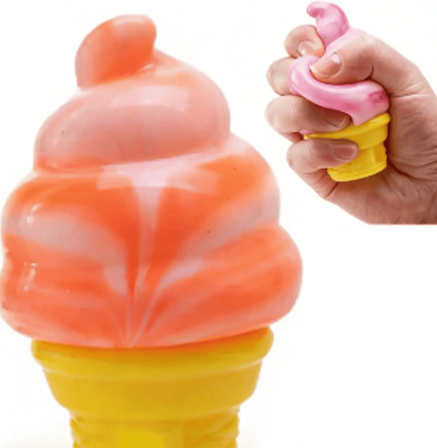 Ice Cream Squeeze Squishy, Ice Cream Squishy, Slow Rise Sensory Fidget Toy, Easter Basket Stuffers Party Favors🍦 - A-1
