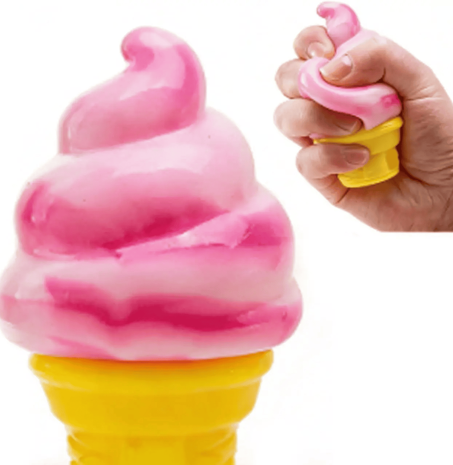 Ice Cream Squeeze Squishy, Ice Cream Squishy, Slow Rise Sensory Fidget Toy, Easter Basket Stuffers Party Favors🍦 - A-1