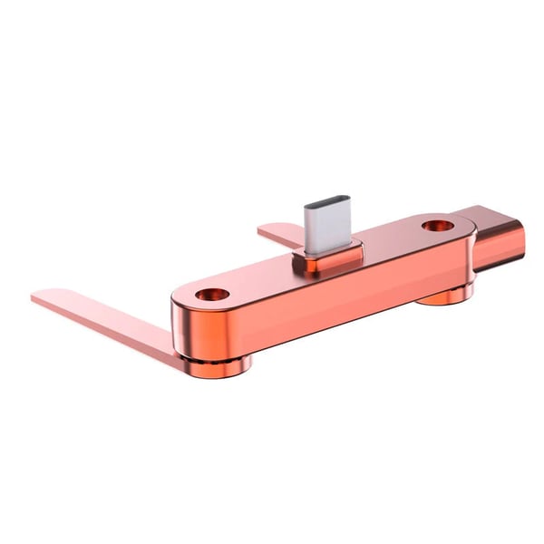 🔥Fast Charging Adapter with 360° Foldable Phone Stand🔥 - Orange / 🔥With Charging Cable / BUY 1