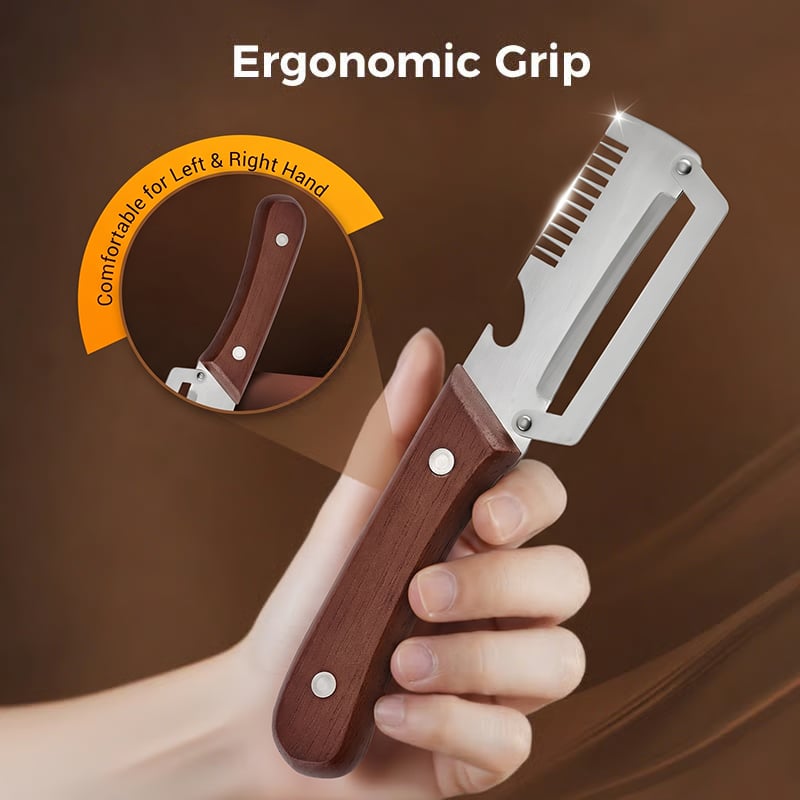 🥕 BUY 2 GET 1 FREE! 🔥 Multifunctional Vegetable Peeler for the Kitchen – Perfect for Fruits & Vegetables ✨ - Buy 1