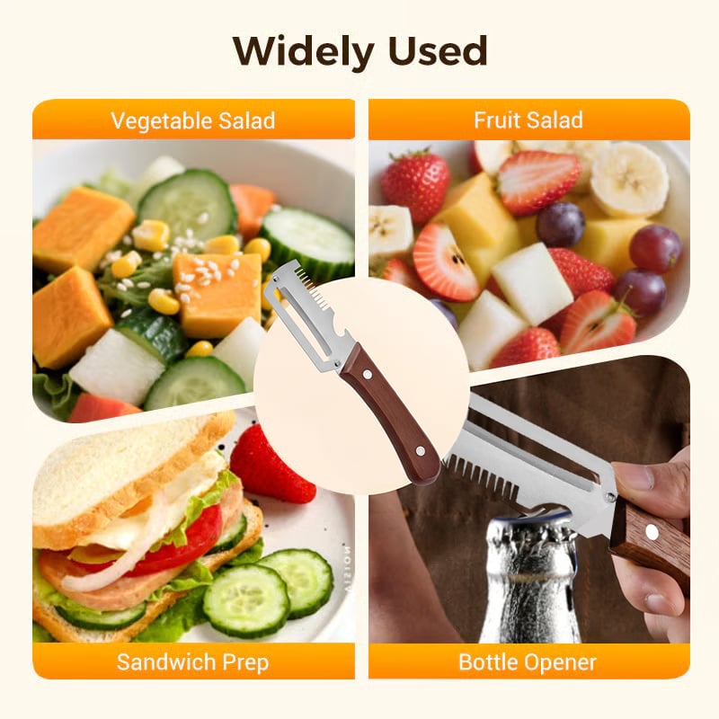 🥕 BUY 2 GET 1 FREE! 🔥 Multifunctional Vegetable Peeler for the Kitchen – Perfect for Fruits & Vegetables ✨ - Buy 1