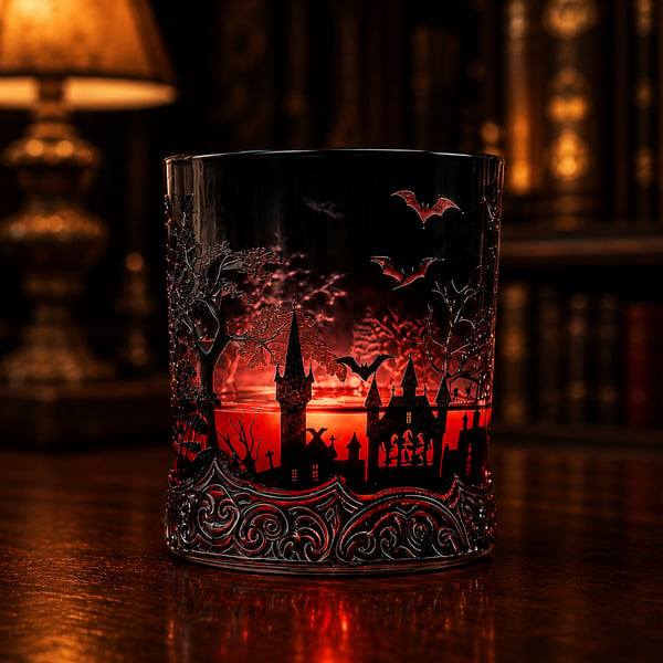🔥Last Day 49% OFF - 🦇🍺Gothic Vampire Castle Whisky Decanter & Tumbler(📦Buy 2 Free Shipping) - 🎁🍺Bottle + Glass Set(Save $10 & Free Shipping)