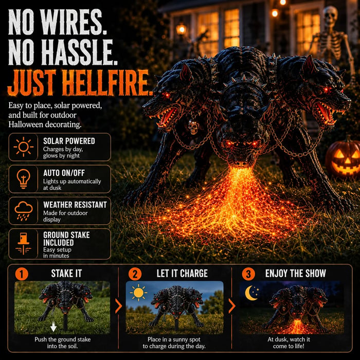 🔥50% Off Last Day🔥 - Fire-Breathing Solar Garden Light
