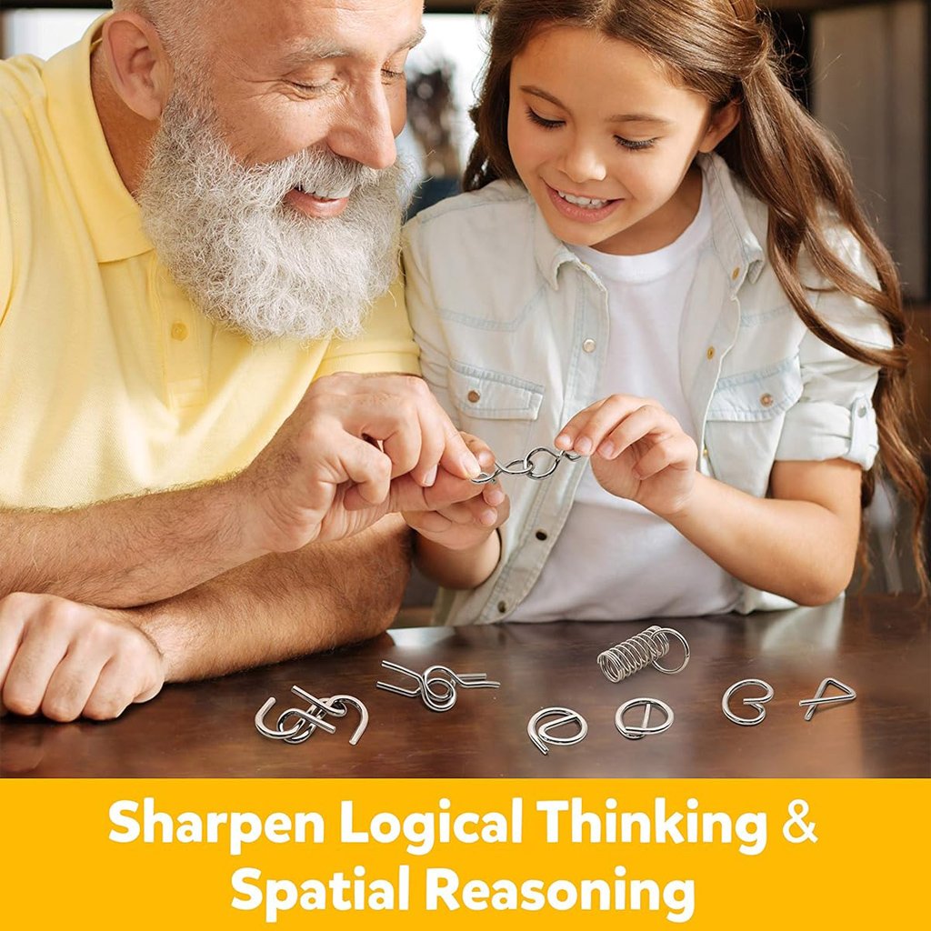 🔥The Best Gift🎁 Metal Montessori Puzzle Solving