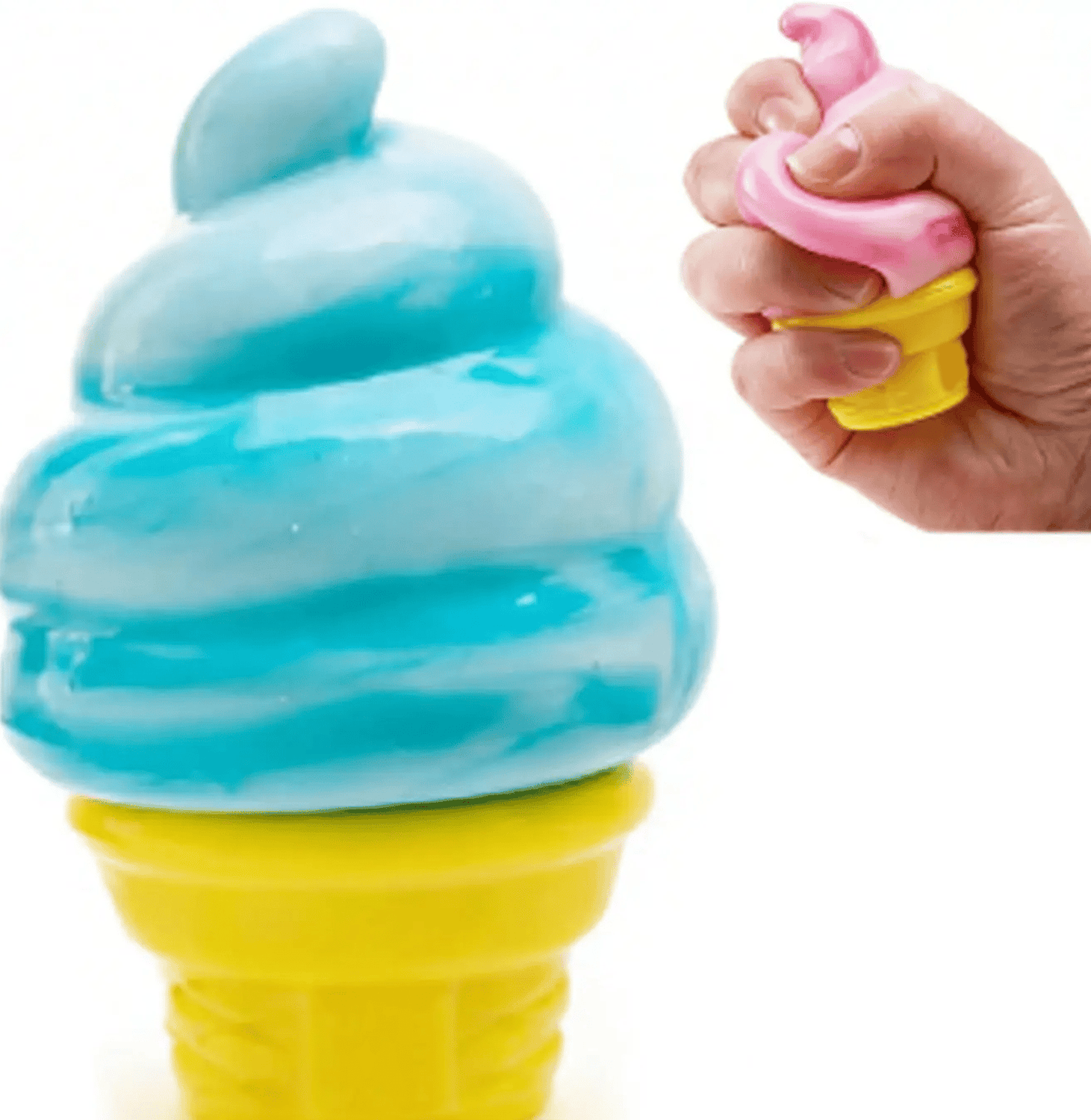 Ice Cream Squeeze Squishy, Ice Cream Squishy, Slow Rise Sensory Fidget Toy, Easter Basket Stuffers Party Favors🍦 - A-1