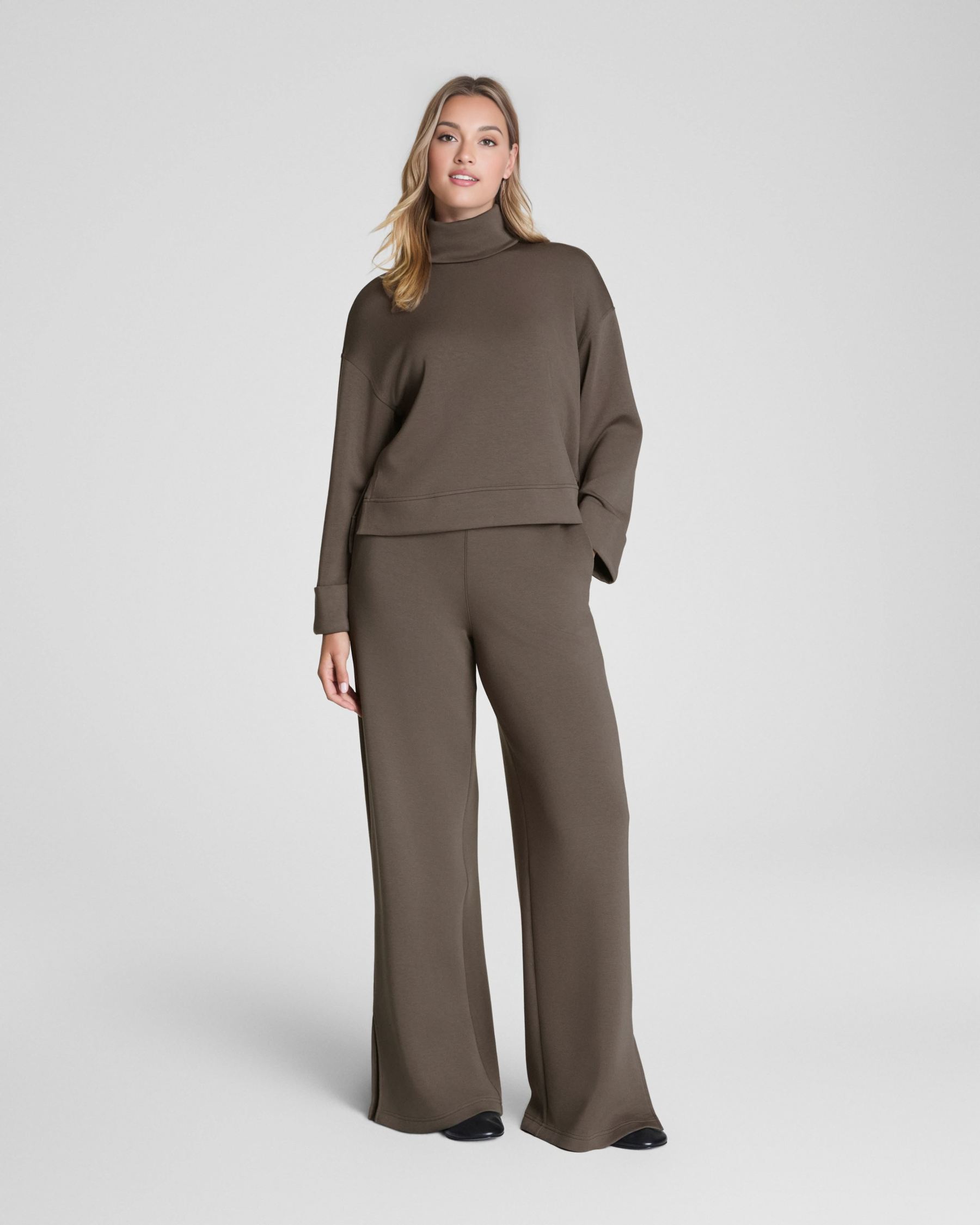 Airessentials Turtleneck Wide Leg Pant Set (Buy 2 Free Shipping)