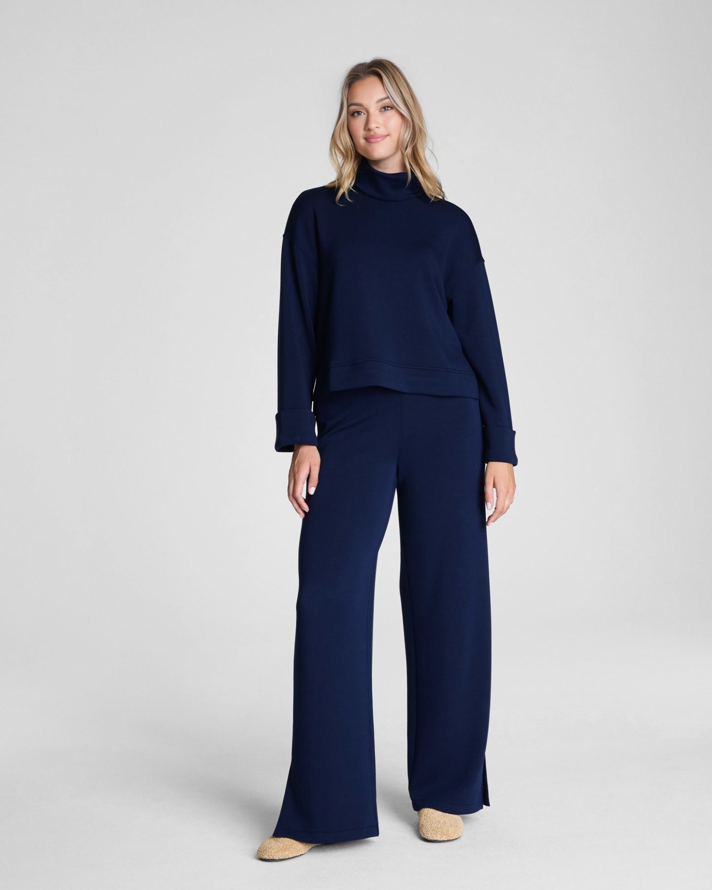 Airessentials Turtleneck Wide Leg Pant Set (Buy 2 Free Shipping)