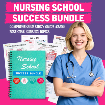 Nursing School Success Bundle | Spiral Bound (Buy 2 Free Shipping)