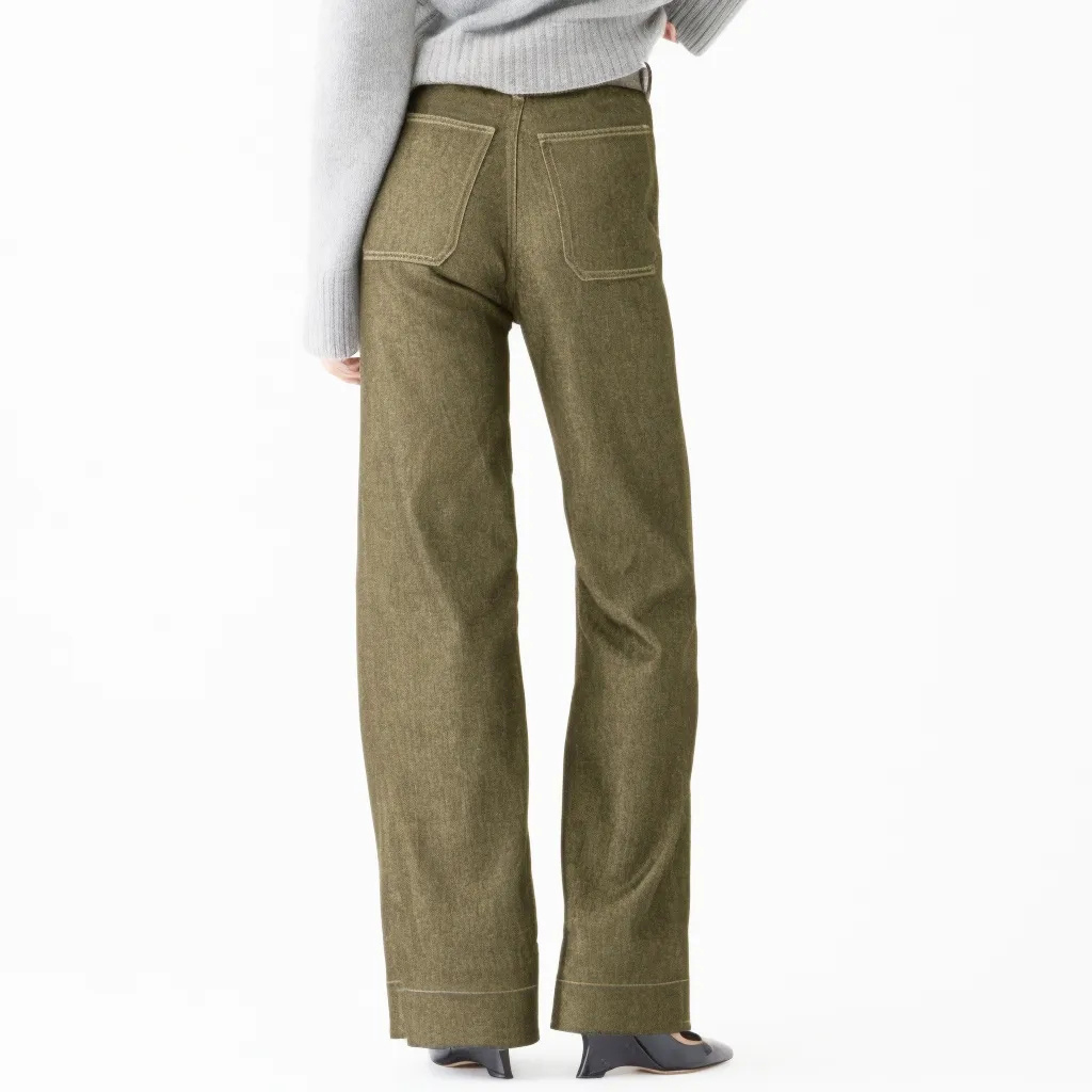 Tummy Control Sailor Wide Leg Trouser (Buy 2 Free Shipping)