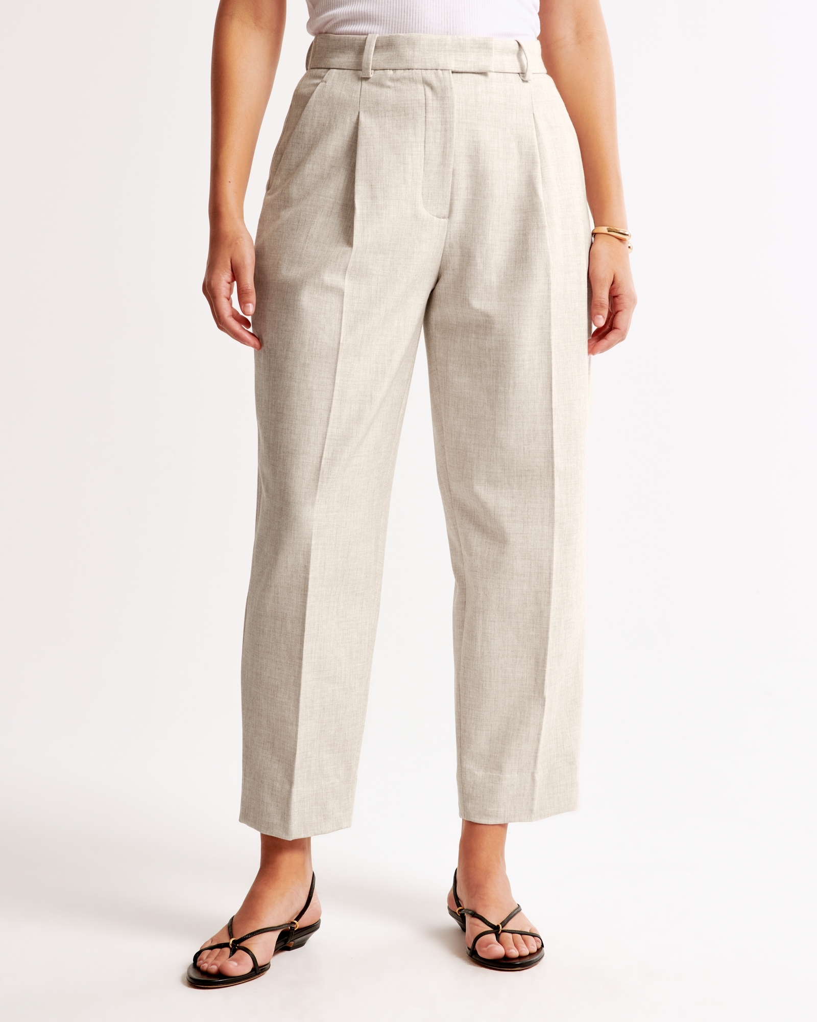 Ankle Grazing Tapered Tailored Pant (Buy 2 Free Shipping)