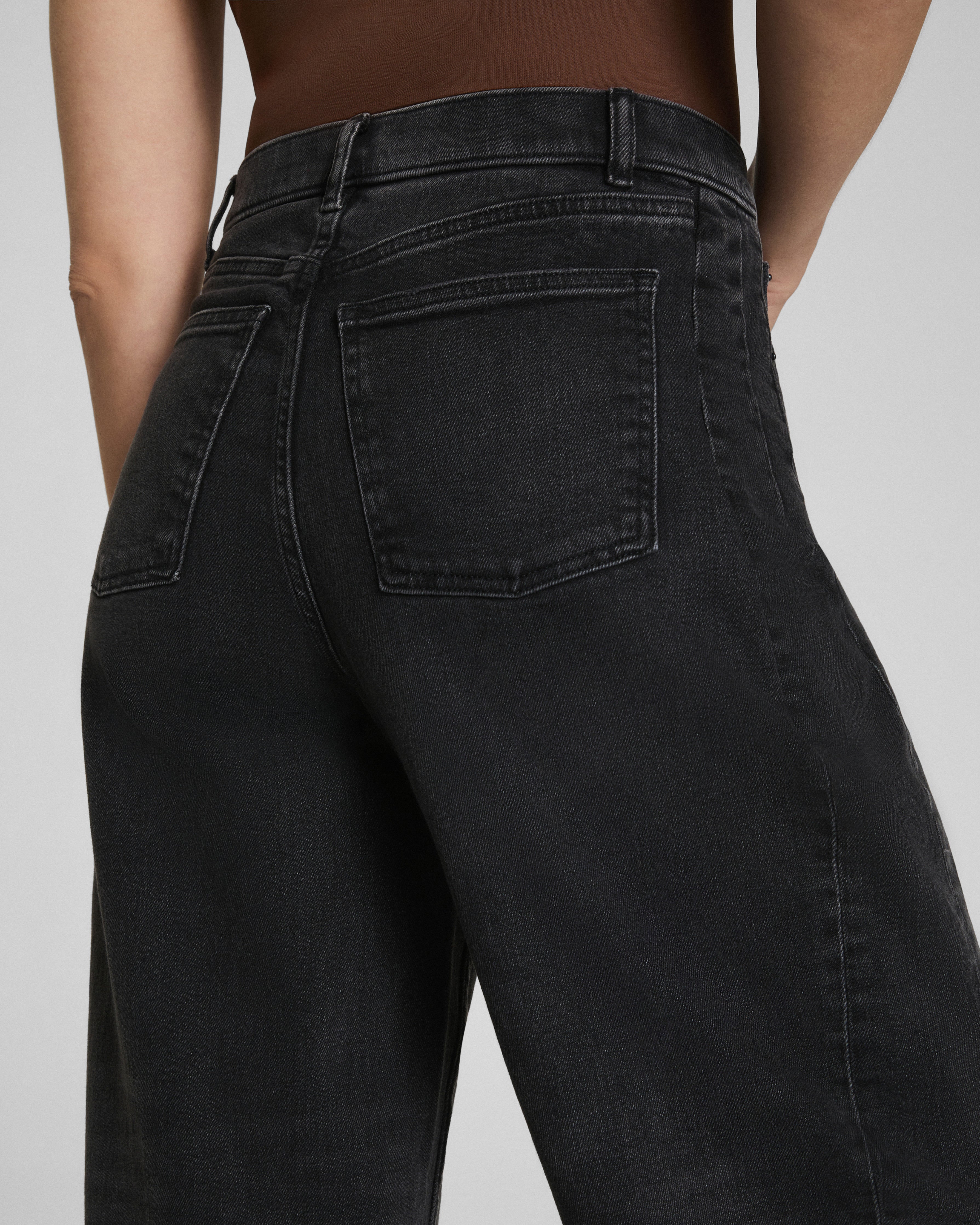 Tummy Control Shape Authentic 360 Barrel Leg Jeans (Buy 2 Free Shipping)