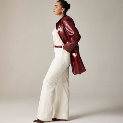 Wide Leg Velvet Sailor Trouser (Buy 2 Free Shipping)