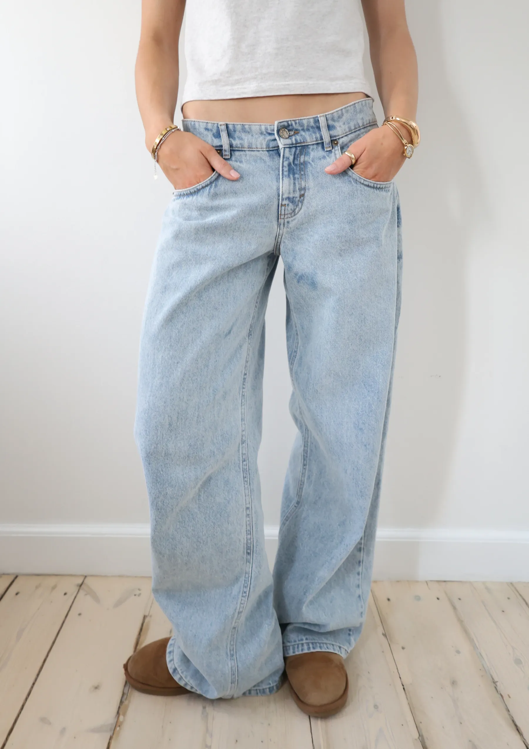 Jodie Adjustable Wide Leg Jeans (Buy 2 Free Shipping)