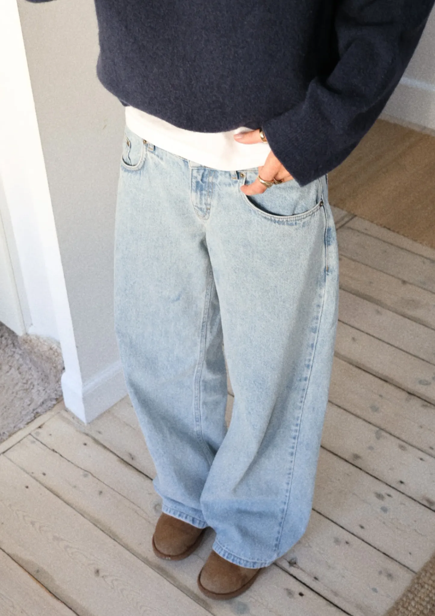 Jodie Adjustable Wide Leg Jeans (Buy 2 Free Shipping)